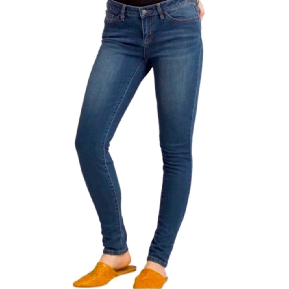 PRANA Women’s Organic Cotton Dark Wash Skinny Jeans size 6
